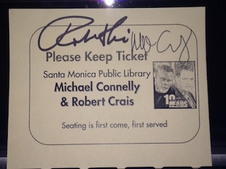 Signed ticket